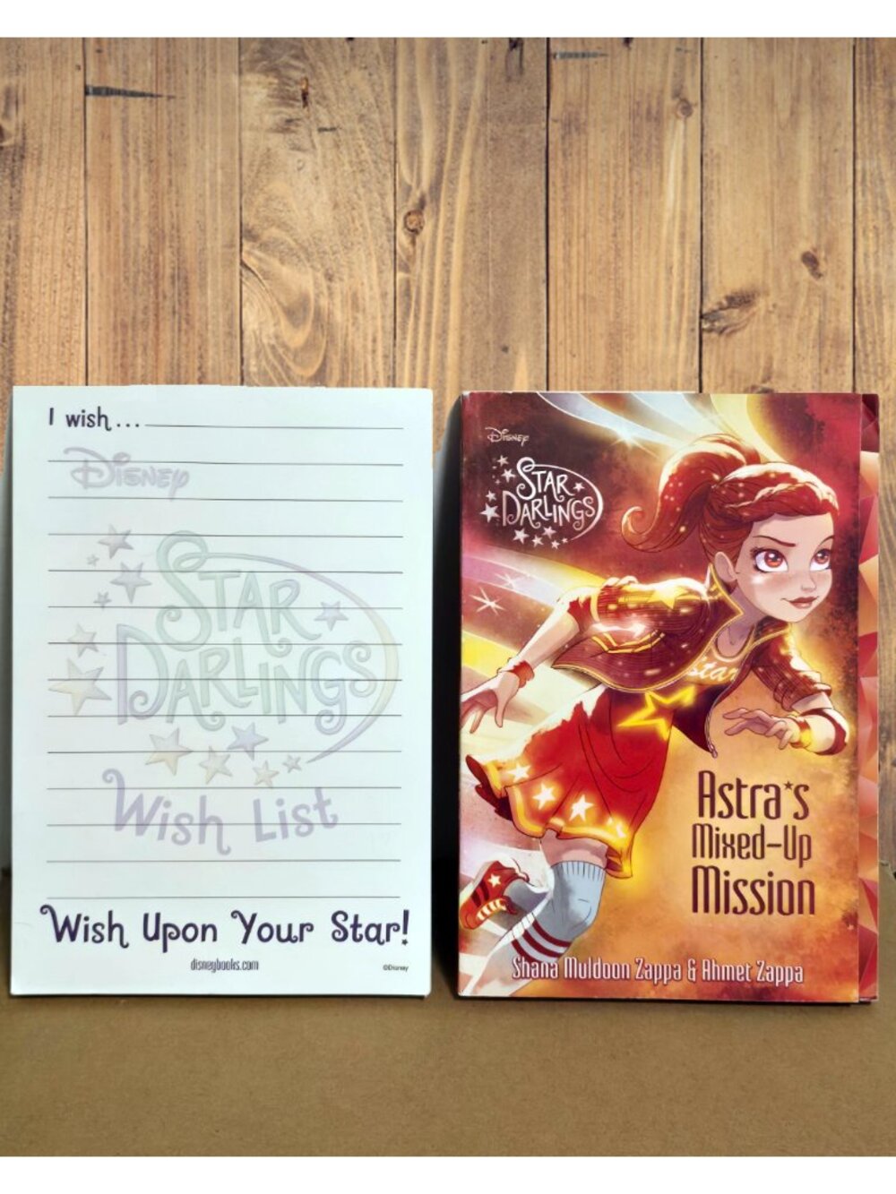 Star Darlings Astra Book + Rare Wish List Notepad Disney Bundle Ahmet Zappa 2016